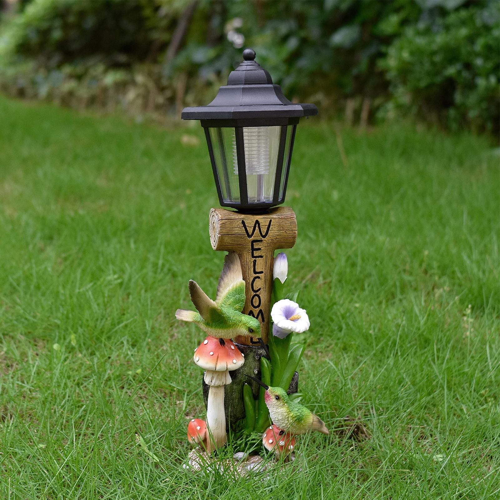 Luci solari da giardino, statu - Home Decor Resin recensione e prezzo