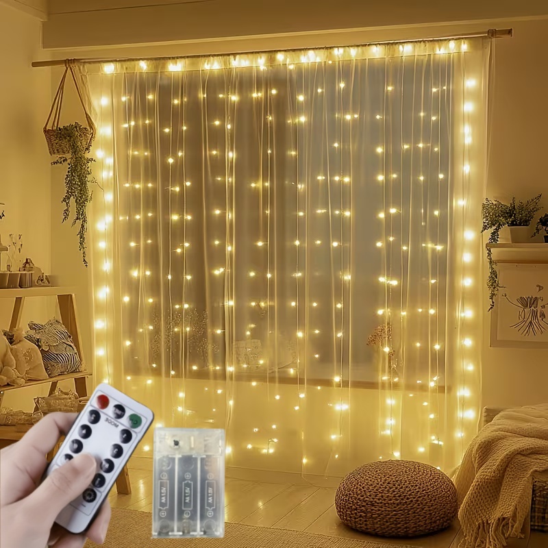 Luci a stringa a batteria 3M-6 - String Curtain Light recensione e prezzo
