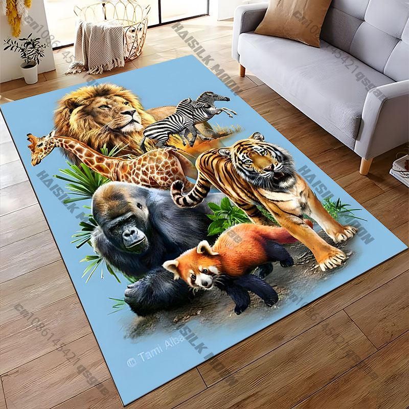 Tappeto con animali selvatici  - Home Decor Habitat recensione e prezzo