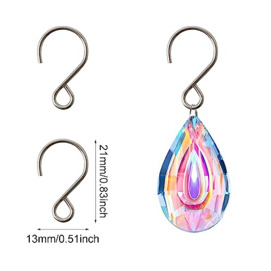 200 Pezzi Mini Ganci a S in Ac - Crystal Sun Catcher recensione e prezzo