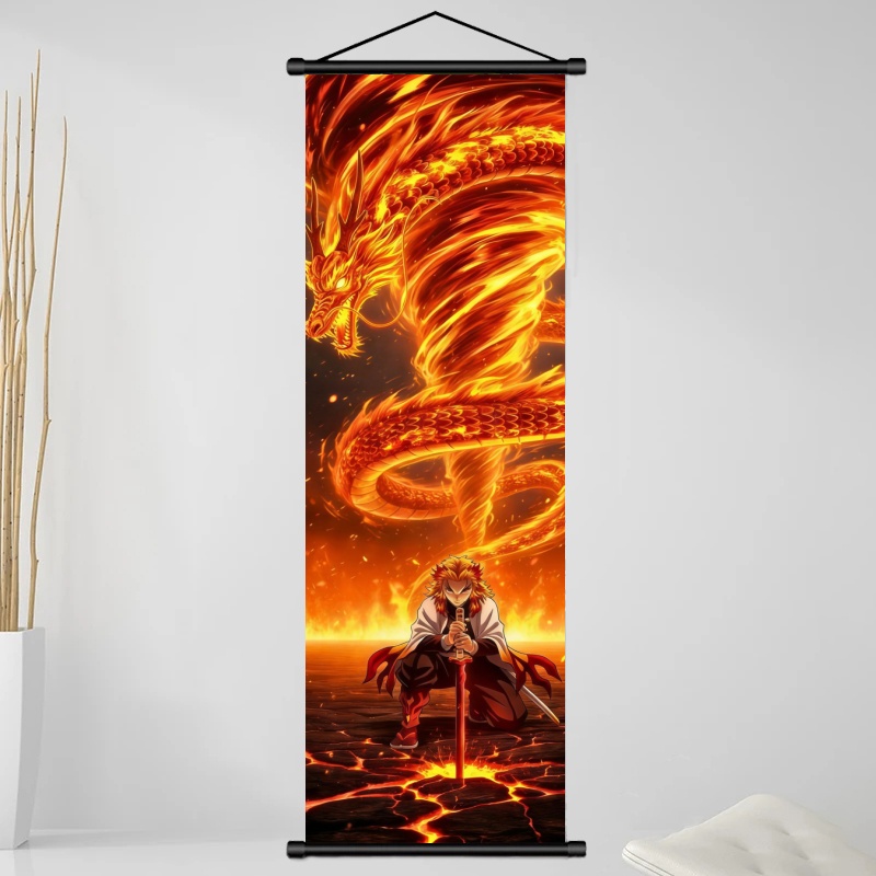 Demon Slayer Kyojuro Rengoku S - Home Decor On Wall recensione e prezzo
