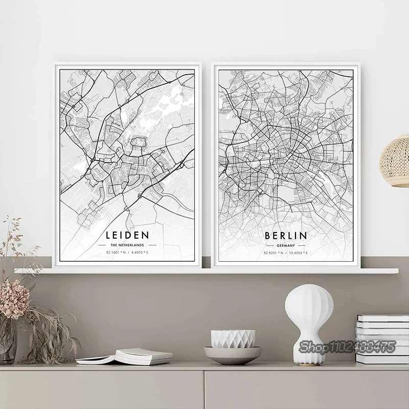 Poster su Tela con Mappa di Pa - Home Decor New York recensione e prezzo