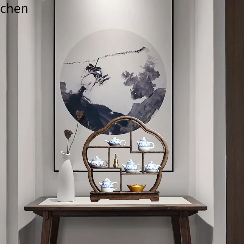7.15-c13 Teiera Blu e Bianca i - Home Decor Resin recensione e prezzo