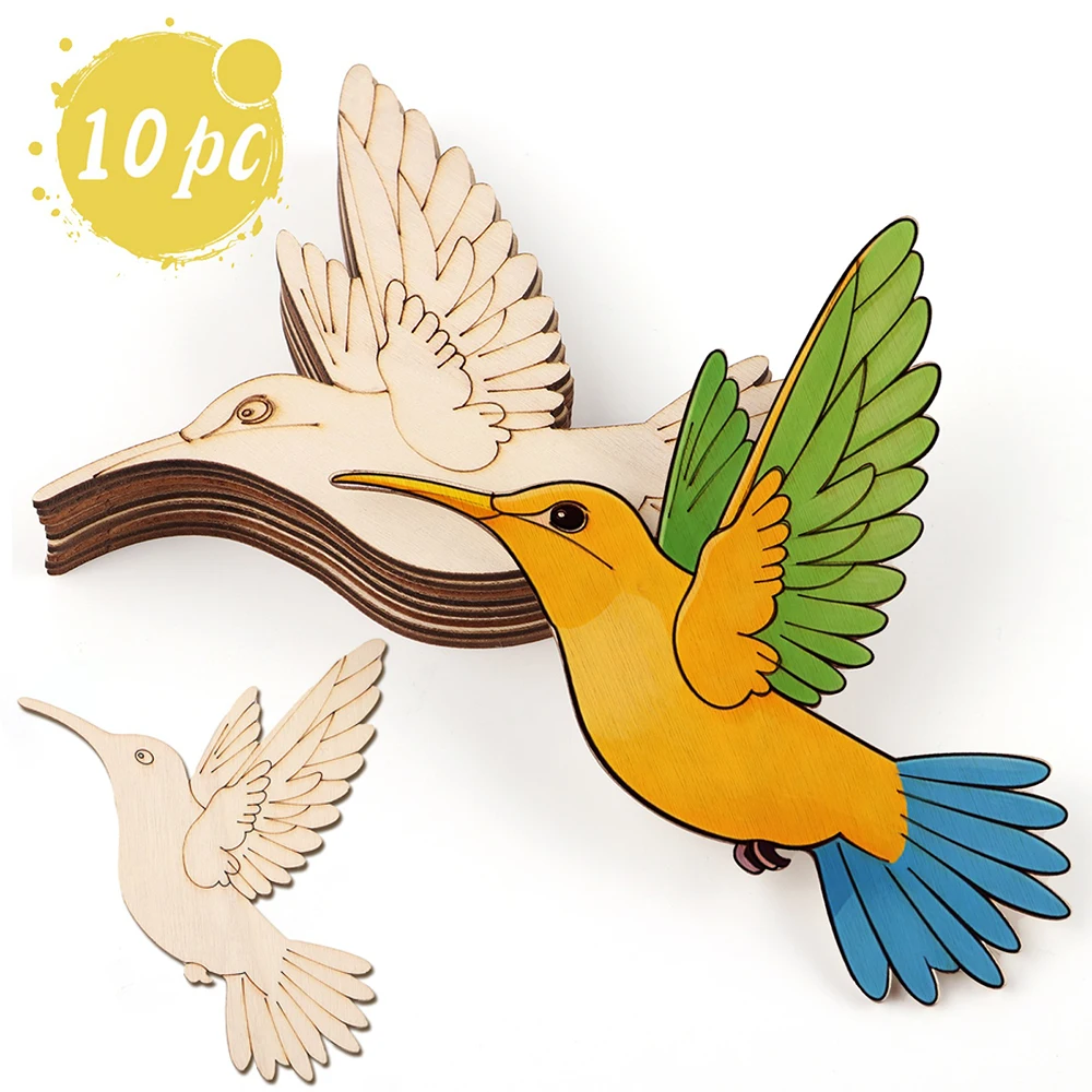 Set di 10 Animali in Legno Non - Home Decor Painting recensione e prezzo