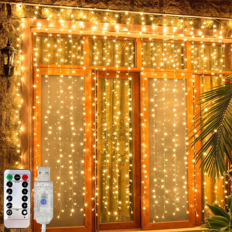 Luci a tenda LED 3/4/6m, Ghirl - String Curtain Light recensione e prezzo