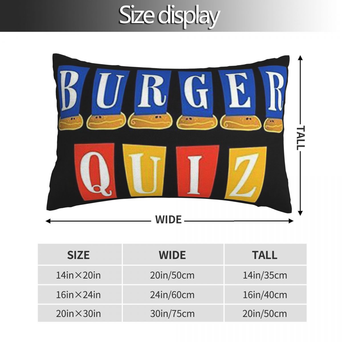 Burger Quiz Nuovo Logo Fodera  - Home Decor Quiz Free recensione e prezzo