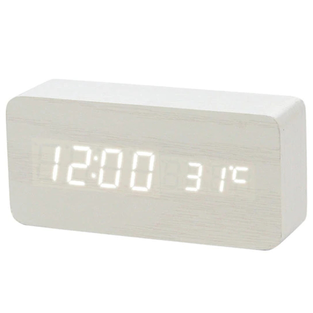 Sveglia Digitale LED in Legno  - Vintage Alarm Clock recensione e prezzo