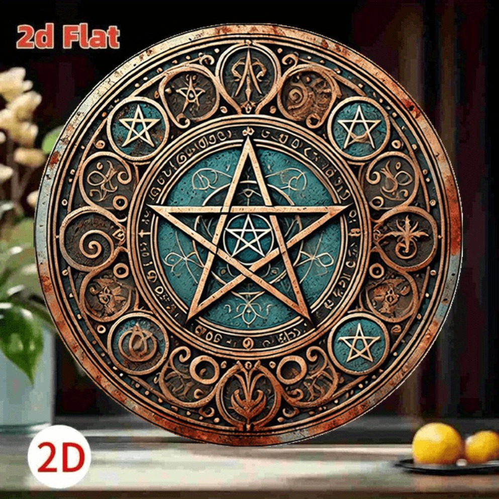 Targa in metallo vintage con p - Home Decor Gothic recensione e prezzo