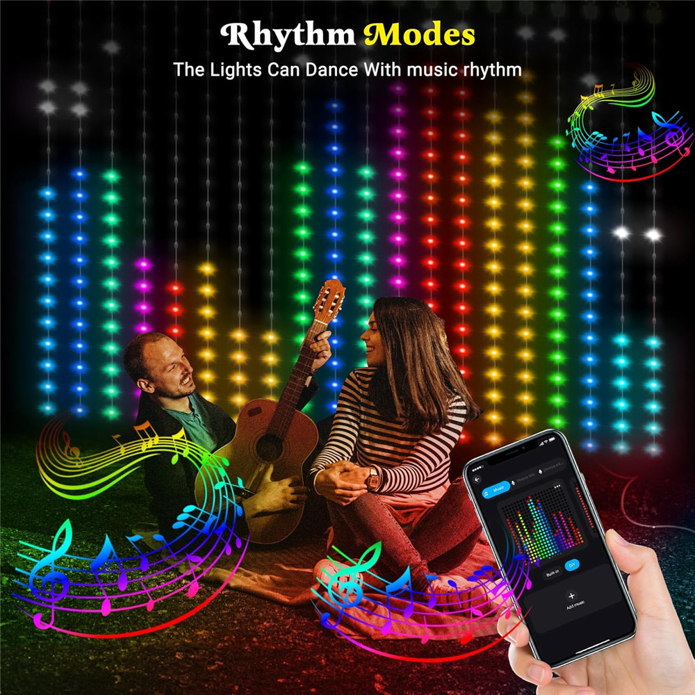 1/2PCS 400LED Luci per tende L - String Curtain Light recensione e prezzo