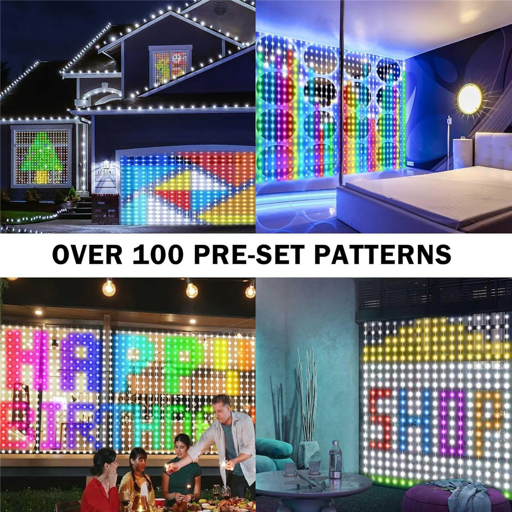 1/2PCS 400LED Luci per tende L - String Curtain Light recensione e prezzo