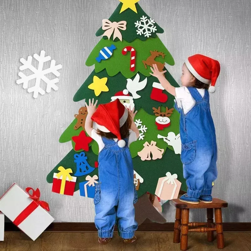Bambini fai da te feltro alber - Home Decor Xmas Gifts recensione e prezzo