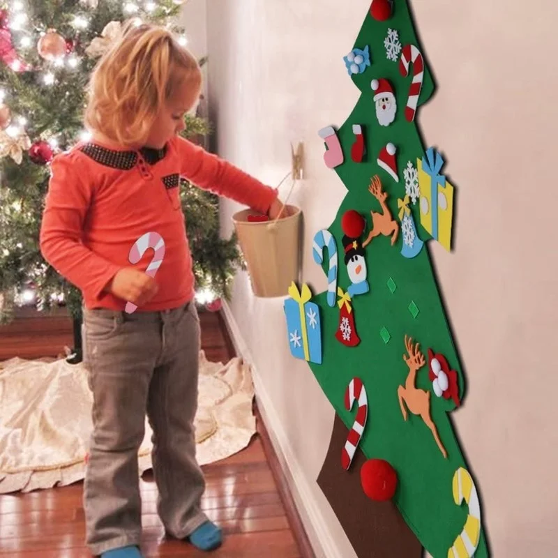 Bambini fai da te feltro alber - Home Decor Xmas Gifts recensione e prezzo