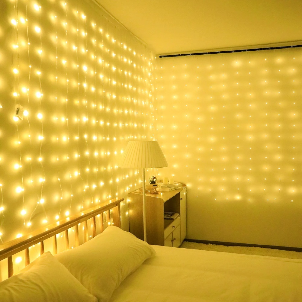 Luci a tenda LED da 3/6m con U - String Curtain Light recensione e prezzo