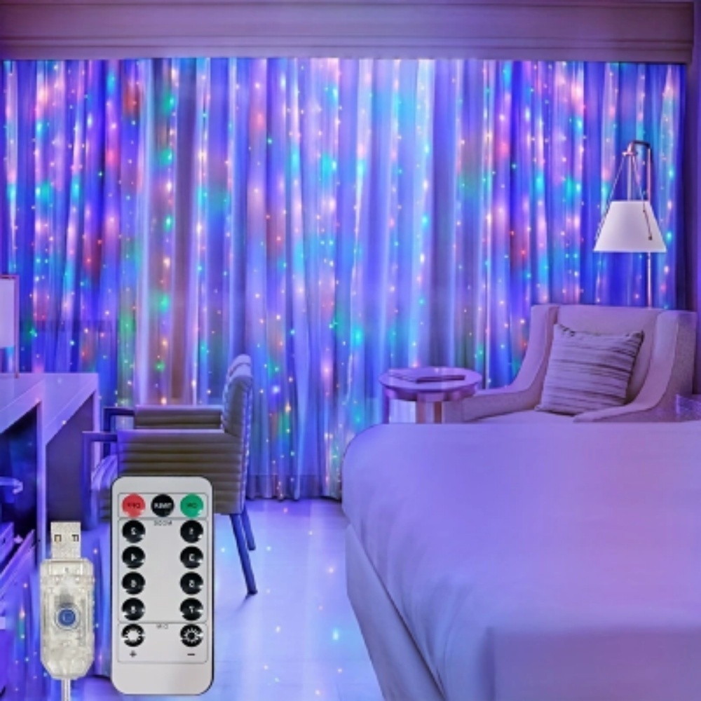 Luci a tenda LED da 3/6m con U - String Curtain Light recensione e prezzo