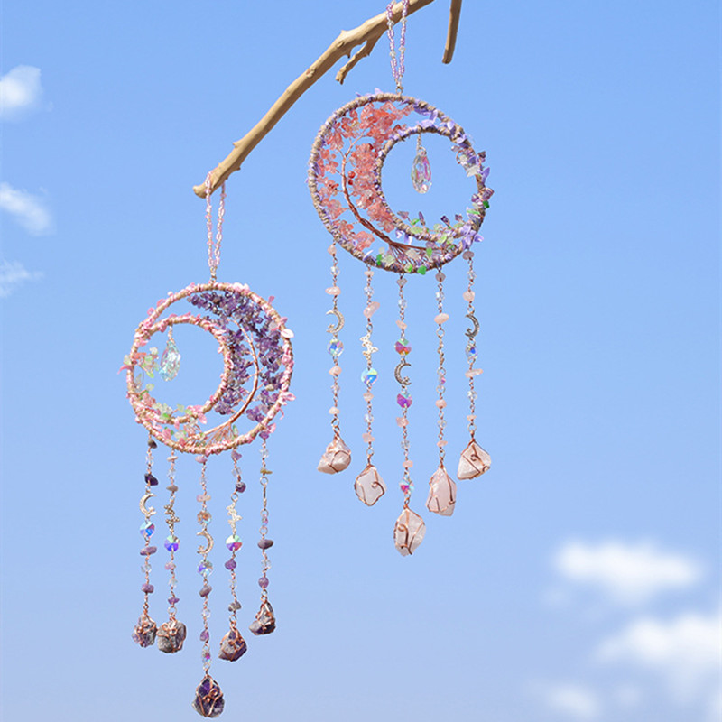 Cristallo viola ametista quarz - Boho Wind Chimes recensione e prezzo