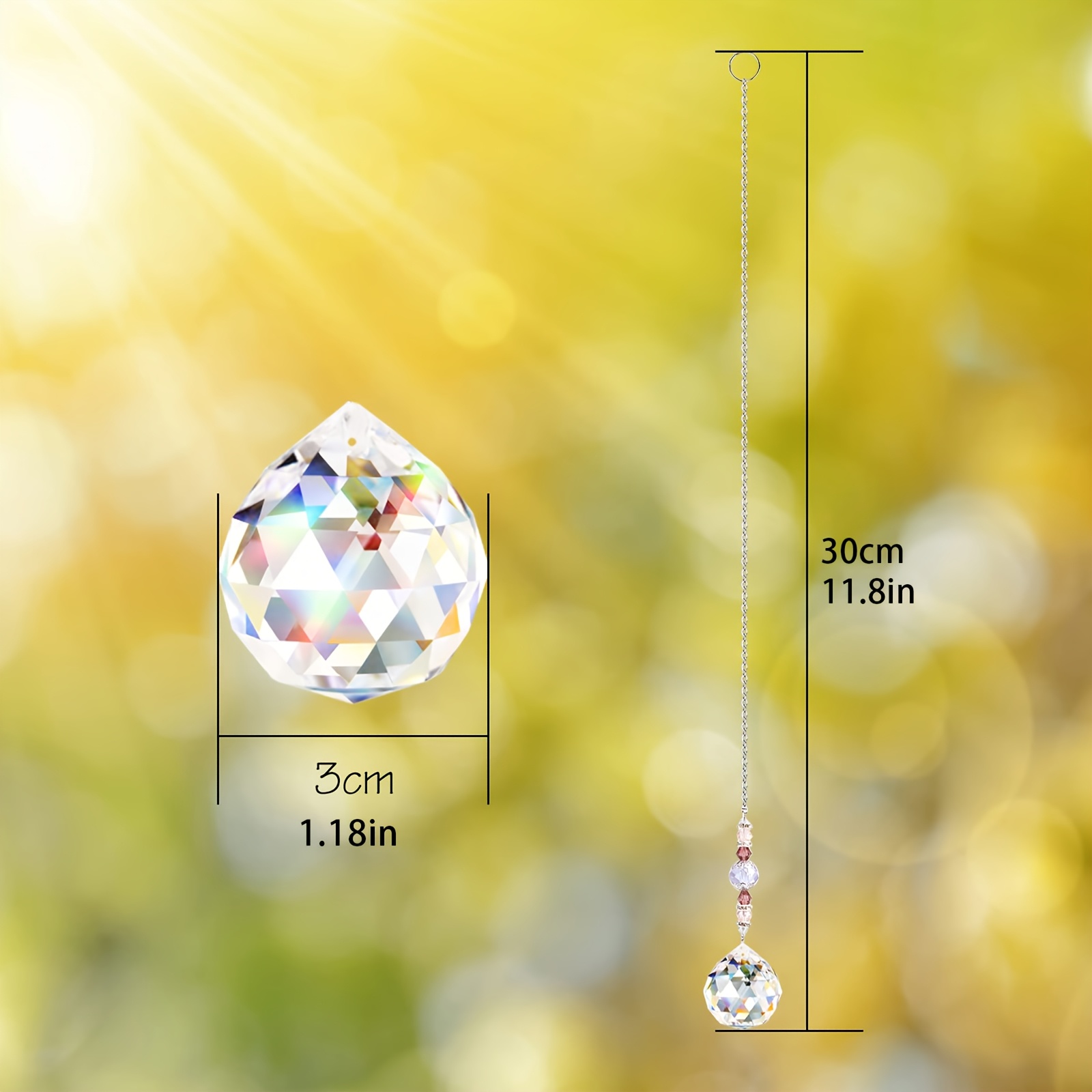 4 pezzi finestra acchiappasole - Crystal Sun Catcher recensione e prezzo