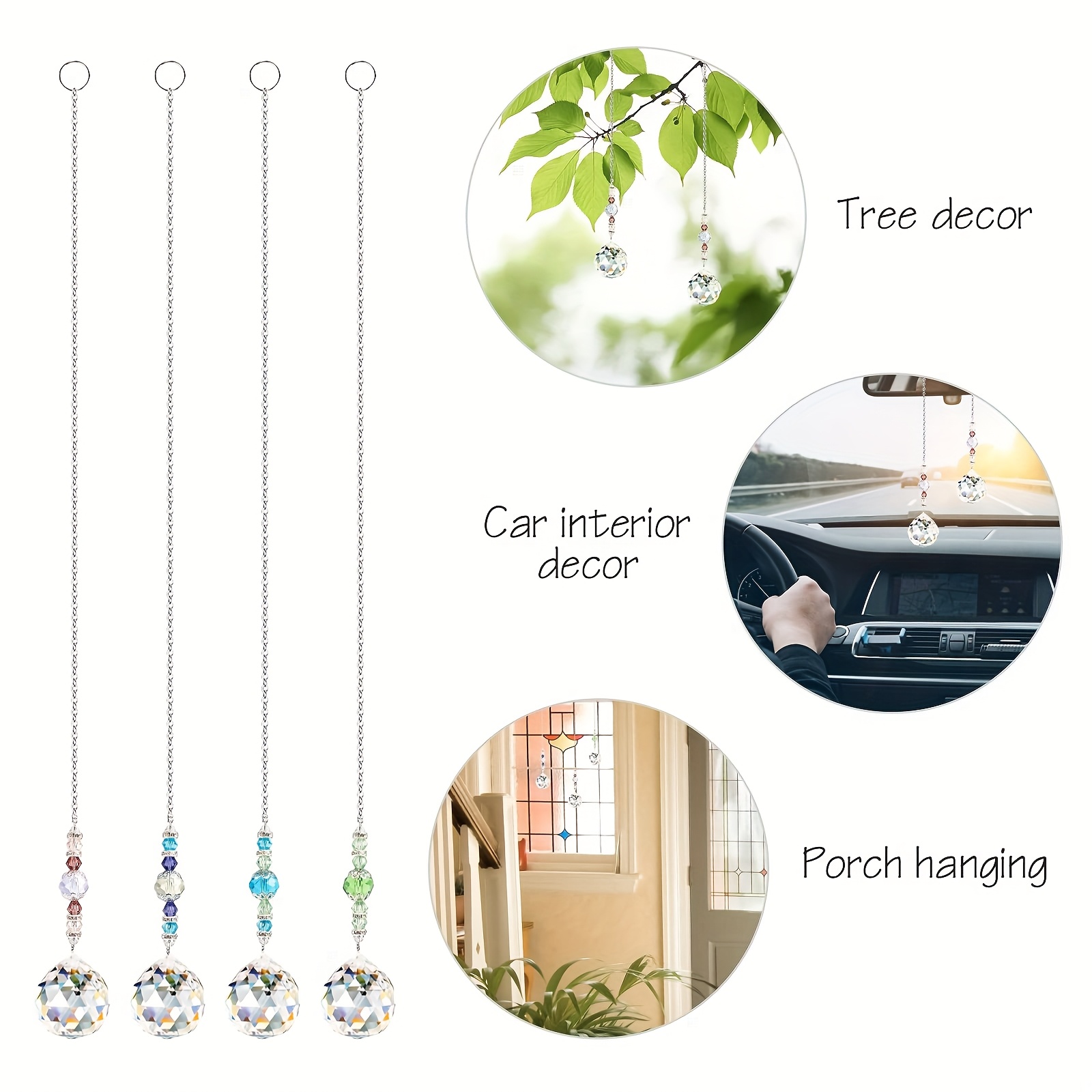 4 pezzi finestra acchiappasole - Crystal Sun Catcher recensione e prezzo