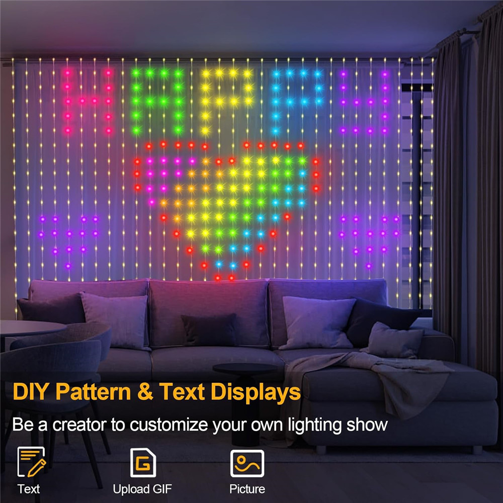 Luci per tende a LED intellige - String Curtain Light recensione e prezzo