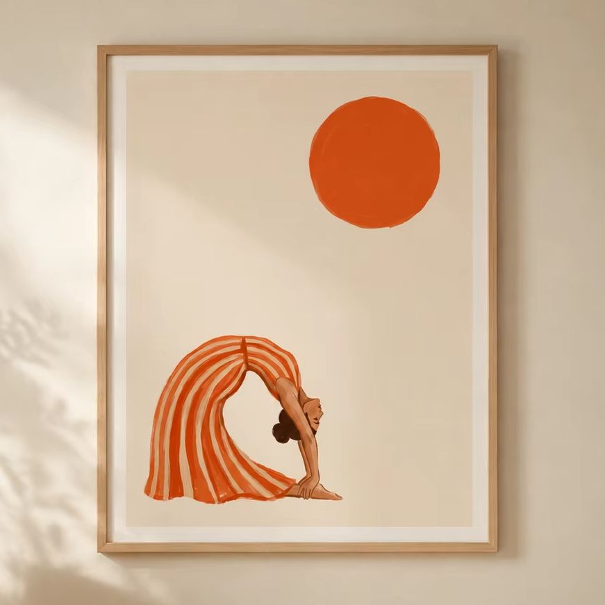 Poster delle Posizioni della R - Home Decor Yoga recensione e prezzo