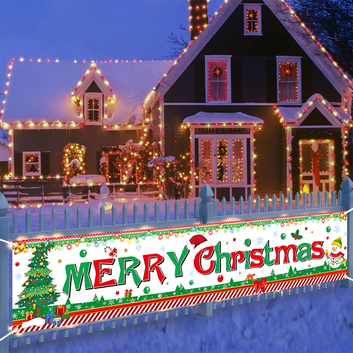 Banner per albero di Natale De - Home Decor Xmas Gifts recensione e prezzo