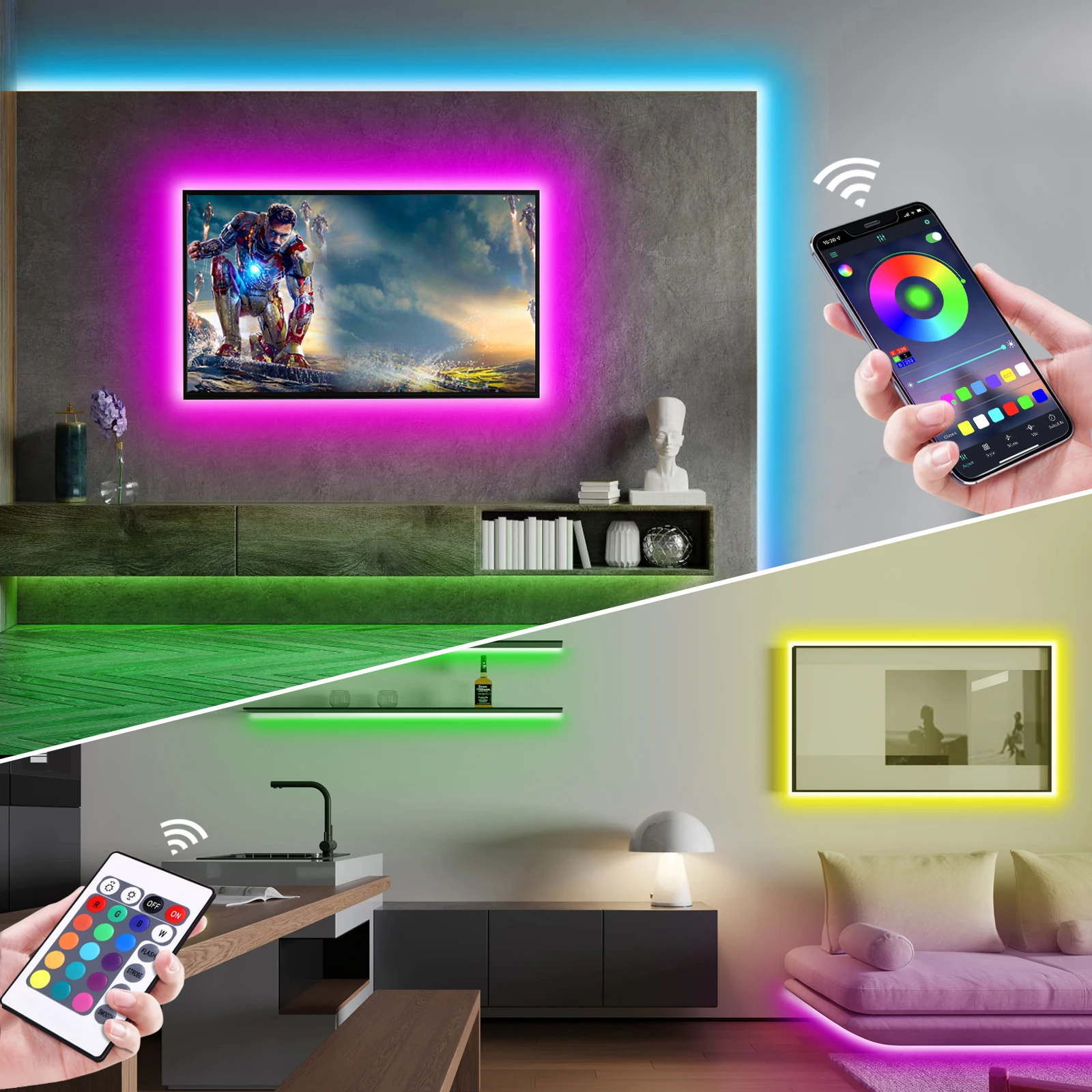1-5m RGB LED Neon Strip Light  - Home Decor Inspo recensione e prezzo